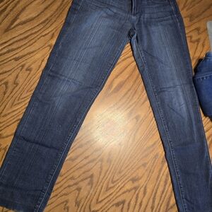 PAIGE Dark Blue Straight Leg Women's Jeans